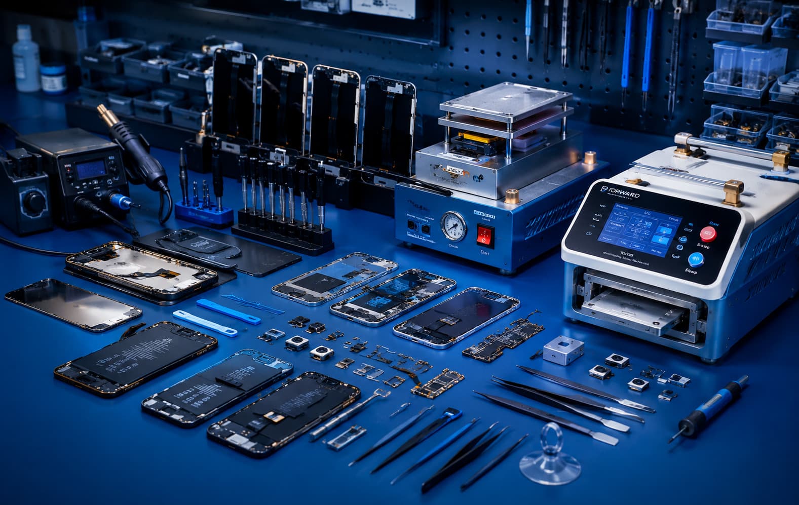 Phone spare parts and repair tools